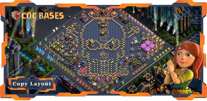 Top TrollFunny Base TH17 with Link, Funny Layout - Clash of Clans (76) [Updated]
