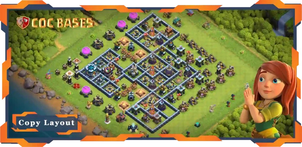 Top Trophy Base TH13 with Link, Defence, Anti Everything Layout - Clash of Clans (80) 1 Top Trophy Base TH13 with Link, Defence, Anti Everything Layout - Clash of Clans (80)