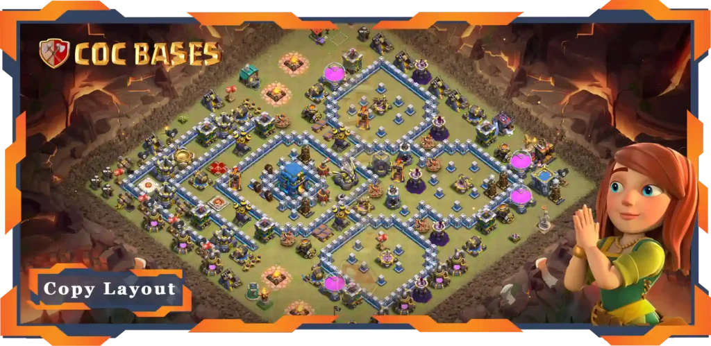 Top War Base TH12 Max Level with Link, Anti Everything Layout - Clash of Clans (79) 4 Top War Base TH12 Max Level with Link, Anti Everything Layout - Clash of Clans (79)