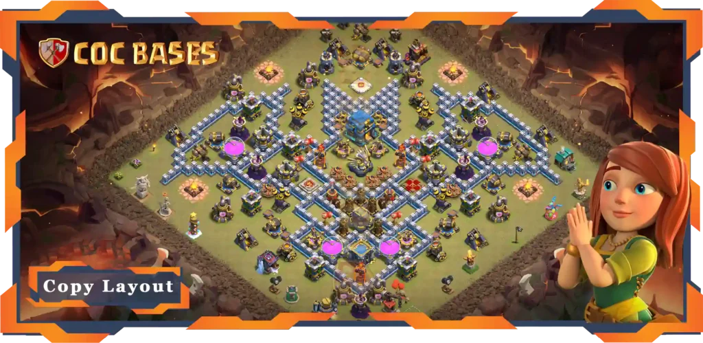 Top War Base TH12 with Link, Defence, Hybrid Layout - Clash of Clans (73) 22 Top War Base TH12 with Link, Defence, Hybrid Layout - Clash of Clans (73)