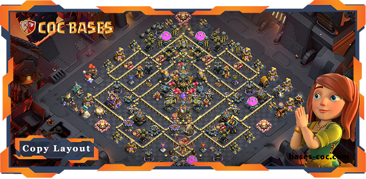 Top War Base TH17 with Link, Anti 2 Star, Legend League Layout - Clash of Clans (85) [Updated]