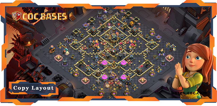 Top War Base TH17 with Link, Anti 3 Star, Anti Everything Layout - Clash of Clans (104) [Updated]