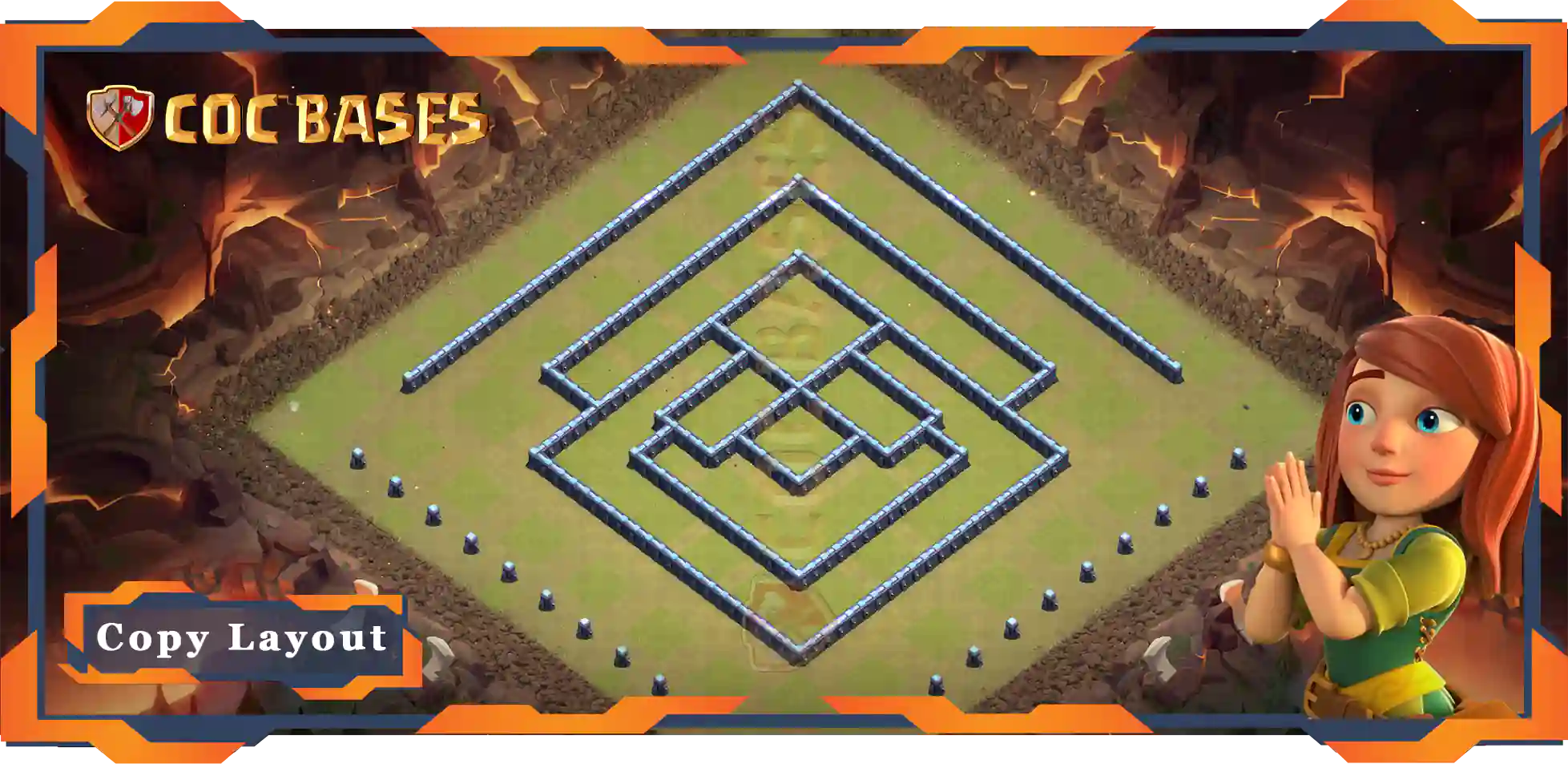 Town Hall 13 Base #71