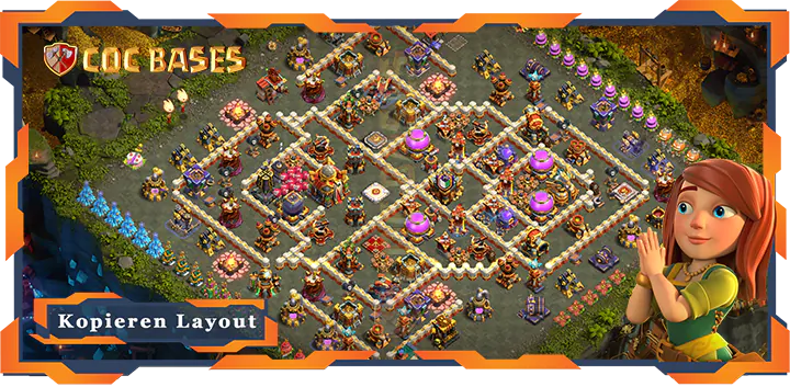 Beste Farmen Basis RH16 mit Link, Anti 3 Stern layout - Clash of Clans (53)