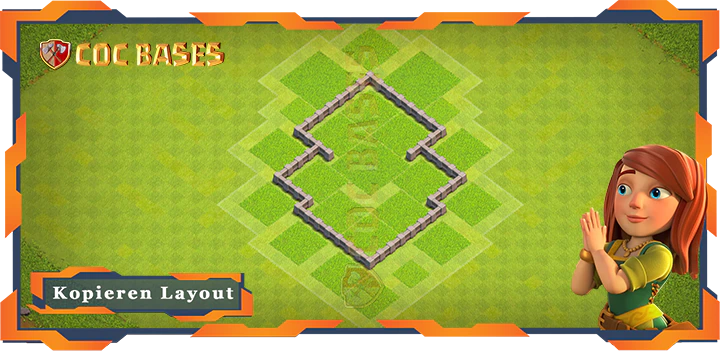 COC Basen Mauern Clash of Clans Hybrid Basen RH3