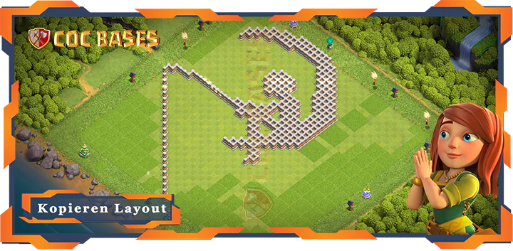 COC Basen Mauern Clash of Clans RH11 Spaß Basis