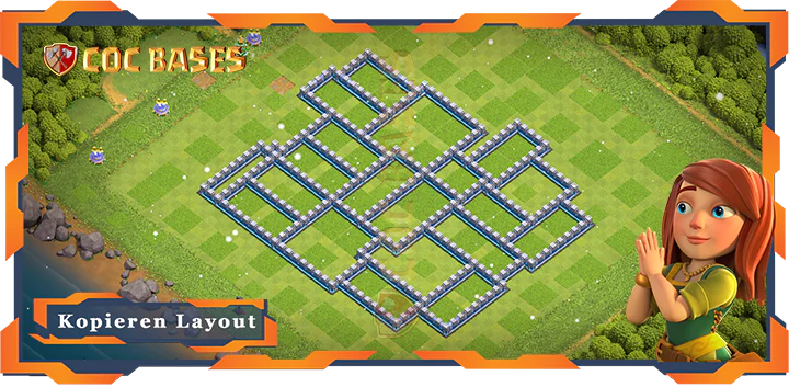 COC Basen Mauern Clash of Clans RH12 Farmen Basis