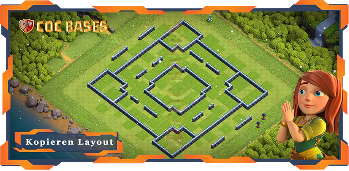 COC Basen Mauern Clash of Clans RH13 Farmen Basis