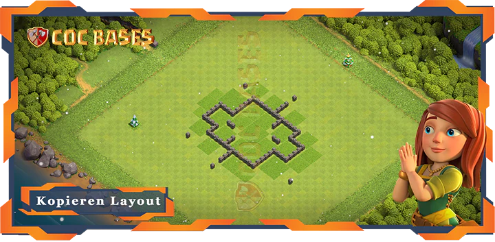 COC Basen Mauern Clash of Clans RH4 Farmen Basis