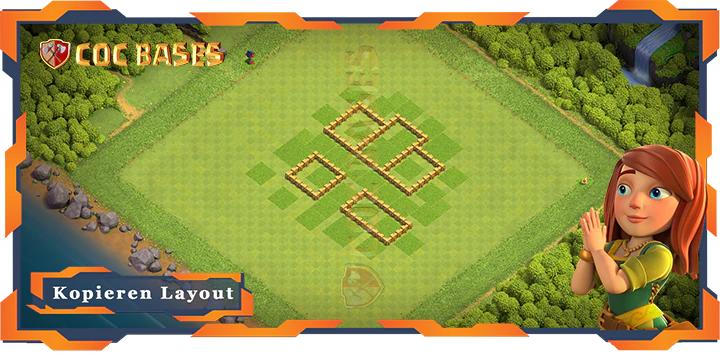 COC Basen Mauern Clash of Clans RH5 Anti LuftAnti ElektroAnti BallonAnti Drache Basis