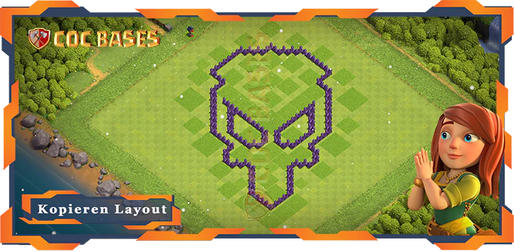 COC Basen Mauern Clash of Clans RH7 Spaß Basis