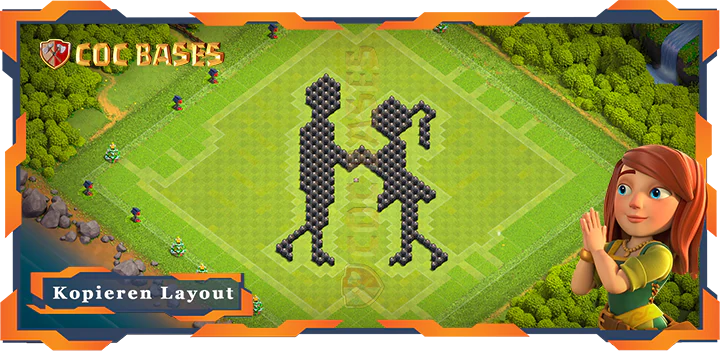 COC Basen Mauern Clash of Clans RH8 Spaß Basis