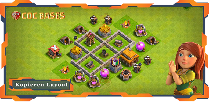 Clash of Clans Farmen Basen RH3