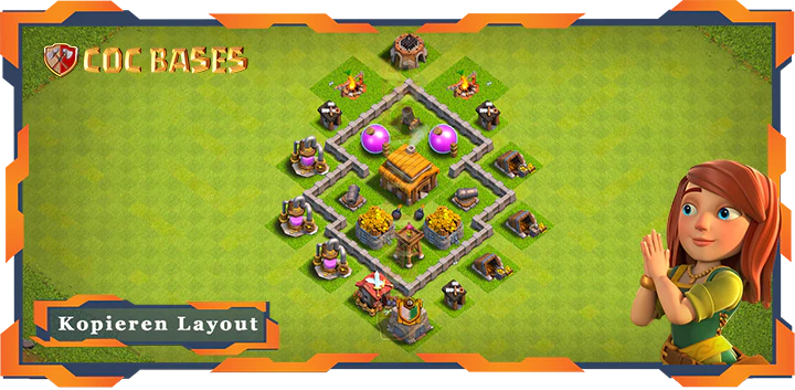 Clash of Clans Hybrid Basen RH3