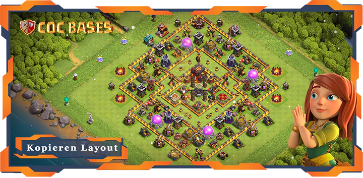 Clash of Clans RH10 Farmen Basis