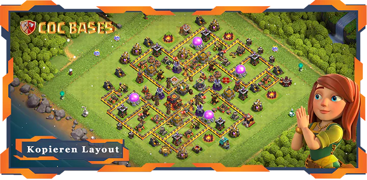 Clash of Clans RH10 Hybrid Basis