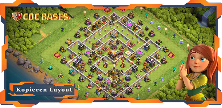Clash of Clans RH11 Anti 2 Stern Basis