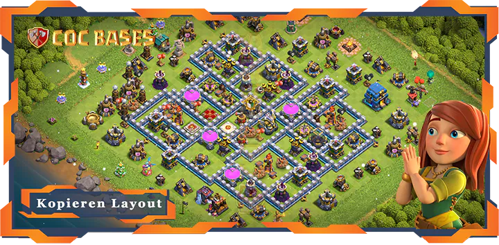 Clash of Clans RH12 Farmen Basis