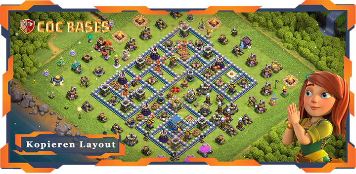 Clash of Clans RH12 Trophäe Basis