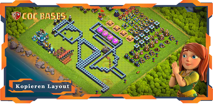 Clash of Clans RH13 Spaβ Basis