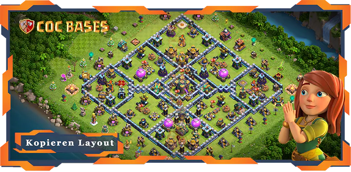 Clash of Clans RH14 Anti 2 Stern Basis