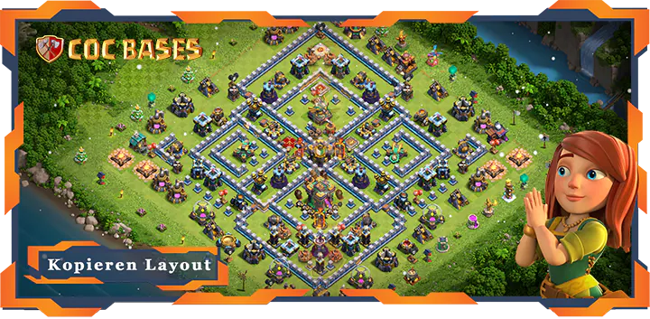 Clash of Clans RH14 Anti 3 Stern Basis