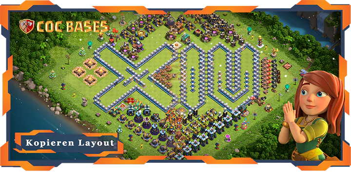 Clash of Clans RH14 Spaβ Basis