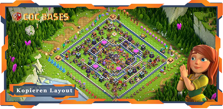 Clash of Clans RH15 Farmen Basis