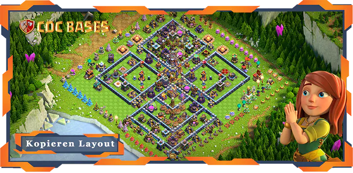 Clash of Clans RH15 Trophäe Basen