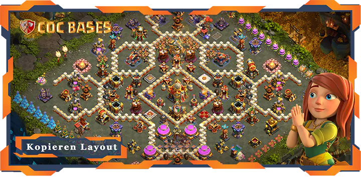 Clash of Clans RH16 Anti 2 Stern Basen