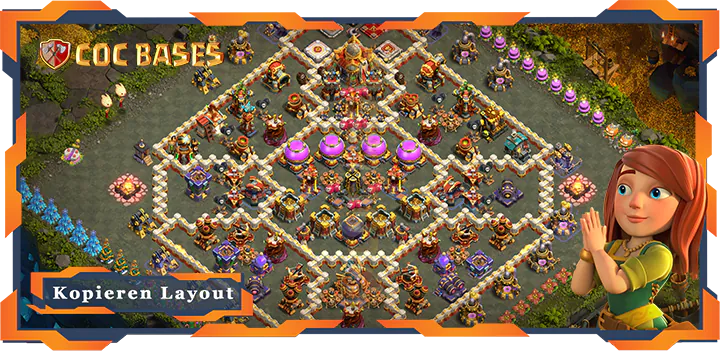 Clash of Clans RH16 Farmen Basis