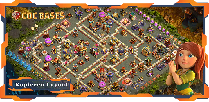 Clash of Clans RH16 Hybrid Basen
