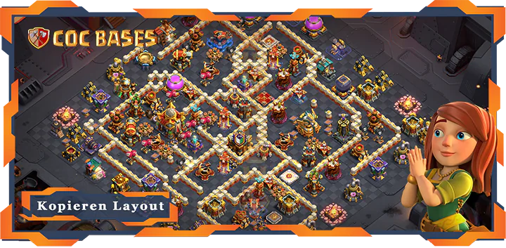 Clash of Clans RH16 Krieg basis - CKL (Clankriegsliga) Basen