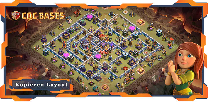 Clash of Clans RH16 Kriegs basis - CKL (Clankriegsliga) Basen
