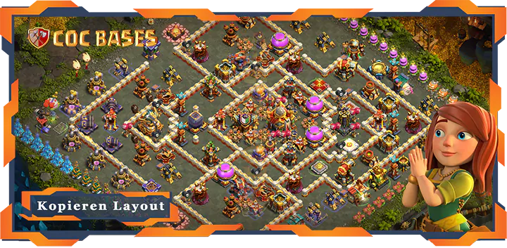Clash of Clans RH16 Trophäen Basen