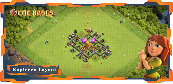 Clash of Clans RH4 Farmen Basis