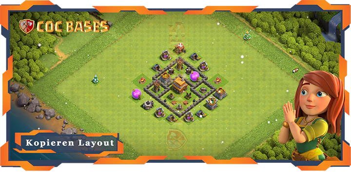 Clash of Clans RH4 Trophäe Basis