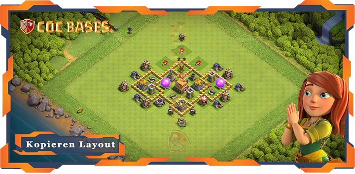 Clash of Clans RH5 Anti 2 Stern Basis