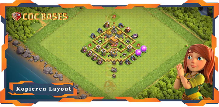 Clash of Clans RH5 Anti 3 Stern Basis