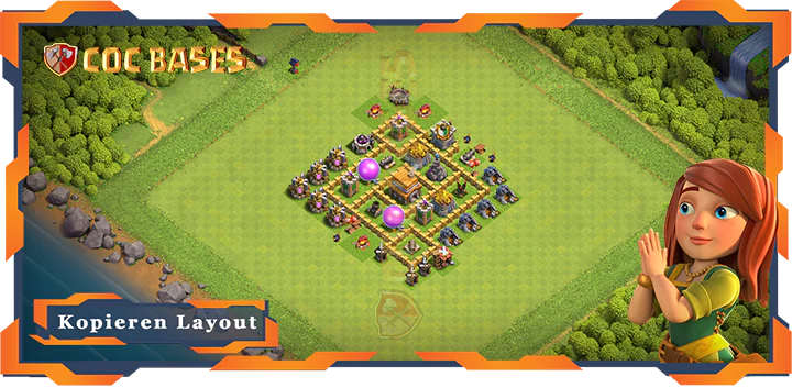 Clash of Clans RH5 Farmen Basis
