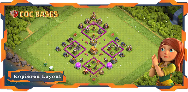 Clash of Clans RH6 Anti 3 Stern Basis