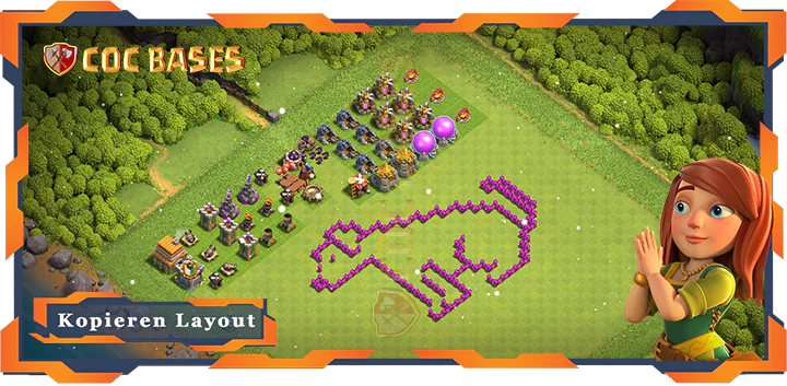 Clash of Clans RH6 Spaß Basis