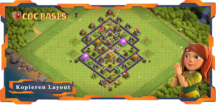 Clash of Clans RH7 Anti 3 Stern Basis