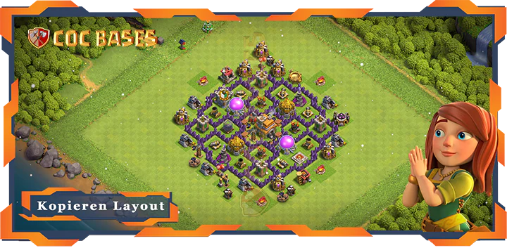 Clash of Clans RH7 Farmen Basis