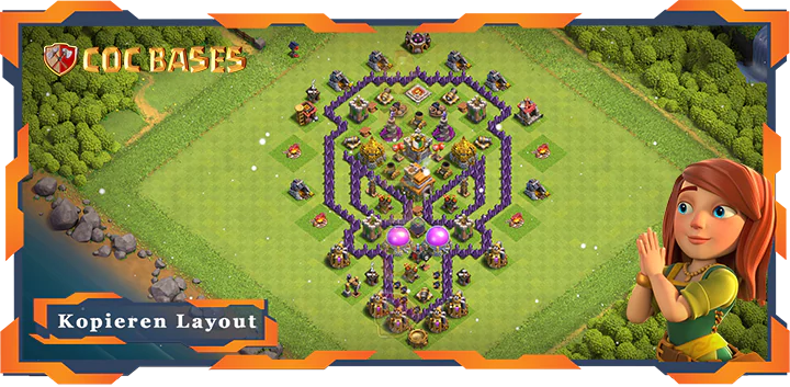 Clash of Clans RH7 Spaß Basis
