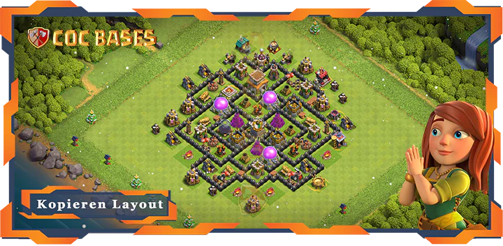 Clash of Clans RH8 Farmen Basis