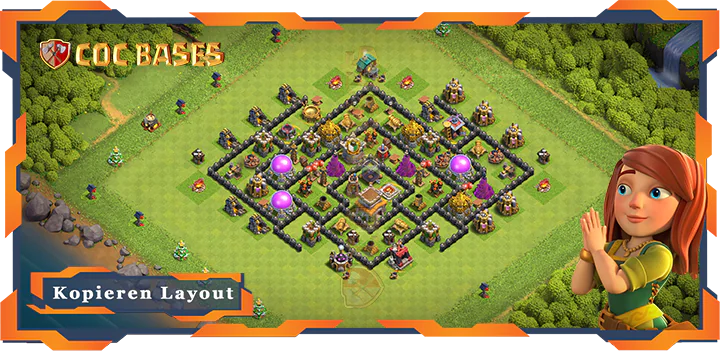 Clash of Clans RH8 Hybrid Basis