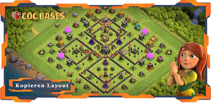 Clash of Clans RH9 Anti 2 Stern Basis