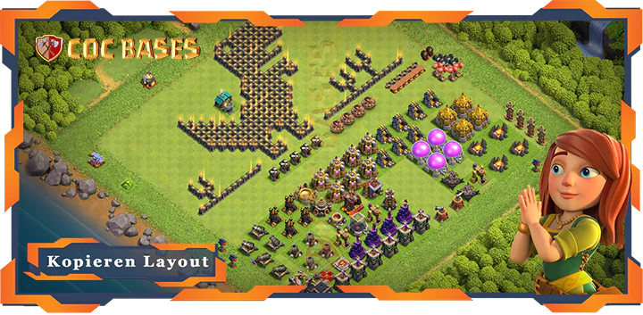 Clash of Clans RH9 Spaß Basis