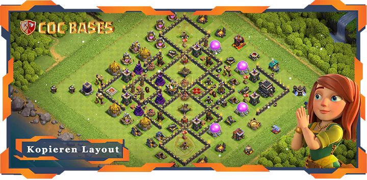 Clash of Clans RH9 Trophäe Basis